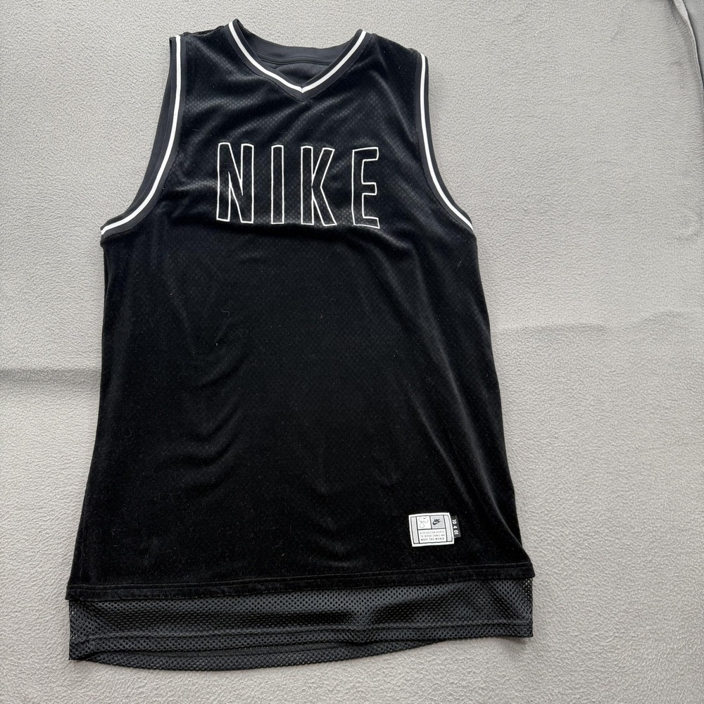 Nike Tank Shirt Women' Large Black Sleeveless Basketball Jersey Mesh Williams 00